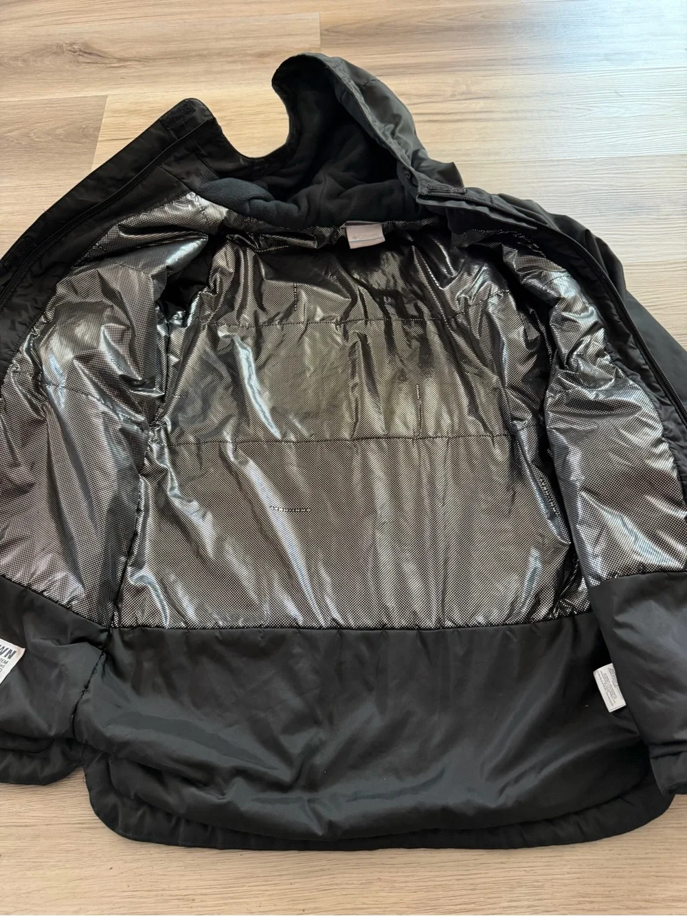 Columbia Kids Black Hooded Puffer Coat